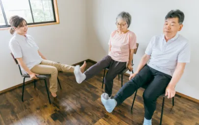 リハビリトレーニングの指導と運動療法